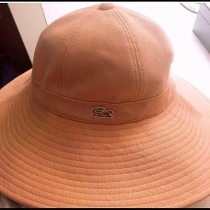 Lacoste pink hat